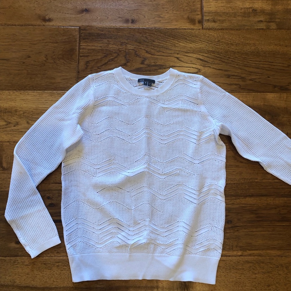 Women's Vince White Sweater